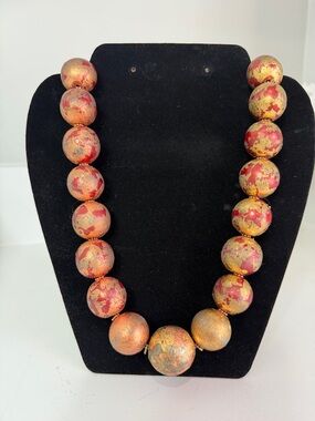 Statement Bead Necklace - Women Jewelry
